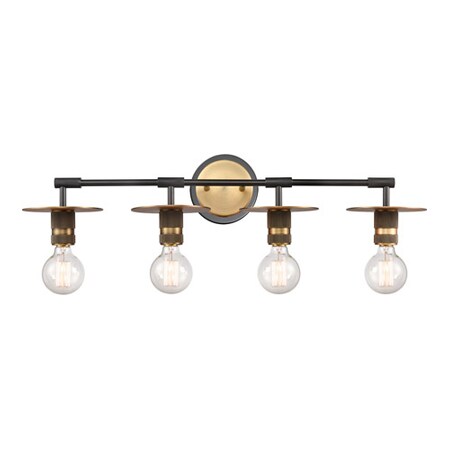 Innovations Lighting 4 Light Bath Vanity Light 431-4W-BBB-LED